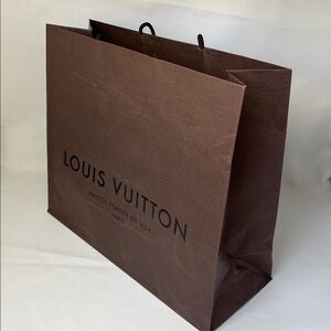 Louis Vuitton Brown Shopping Bag